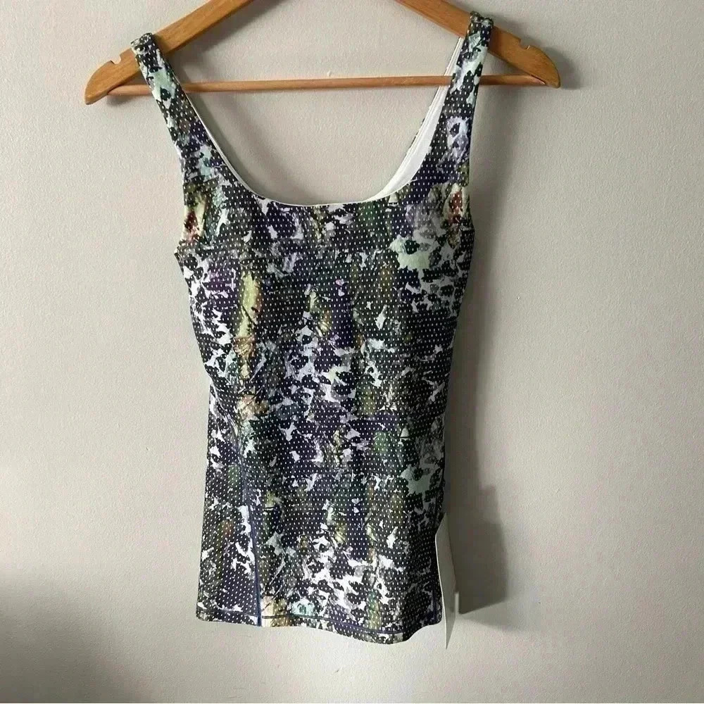 NWT LULULEMON AMALA TANK FLORAL SPORT 4 - Picture 4 of 7